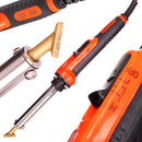 Aparat profesional pentru lipit/sudat plastic, cu un varf de netezire, 100W+70W, TC Technic BD001