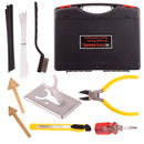 Aparat profesional pentru lipit/sudat plastic, cu un varf de netezire, 100W+70W, TC Technic BD001