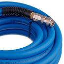 Furtun pneumatic hibrid 5 m 10x17 mm PVC NBR 20 bar cu racorduri rapide 3/8"