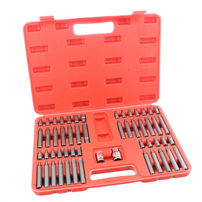 Set de biti IMBUS TORX SPLINE 54 buc Cr-V