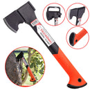 Topor de despicat pentru camping 350 mm, otel carbon forjat, 540 g, maner fibra de sticla