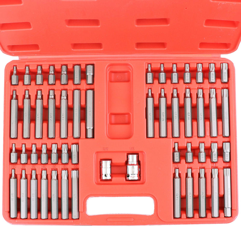 Set de biti IMBUS TORX SPLINE 54 buc Cr-V