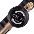 Reductor Presiune Argon CO2 TC Technic 0-4 Bar 32 m3/h din Alama cu 2 Manometre