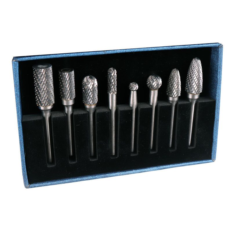 Set de 8 Freze widia pentru metal