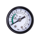 Manometru mic 1/4" Montare din metal pe spate