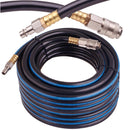 Furtun pneumatic flexibil PVC 20 m 8x14 mm 20 bar cu racorduri rapide pentru compresor