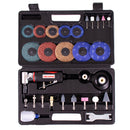 Polizor unghiular pneumatic + set de discuri