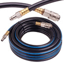 Furtun pneumatic flexibil PVC 10 m 8x14 mm 20 bar cu racorduri rapide pentru compresor