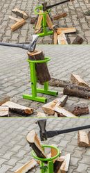 Dubla Tocator manual de lemne Splitter Stand de Taiere pentru Lemn de foc