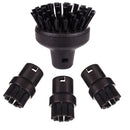 Set pentru Karcher, compatibil Karcher SC, 3 buc perie mic negru, 1 buc perie mare negru