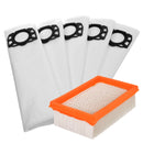 Saci sintetic 5 buc Filtru pentru aspiratoarele KARCHER WD4 WD5 WD6