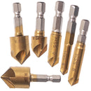 Set 6 burghie surub inecat, 6, 8, 9, 12, 16, 19mm, Technic F1287