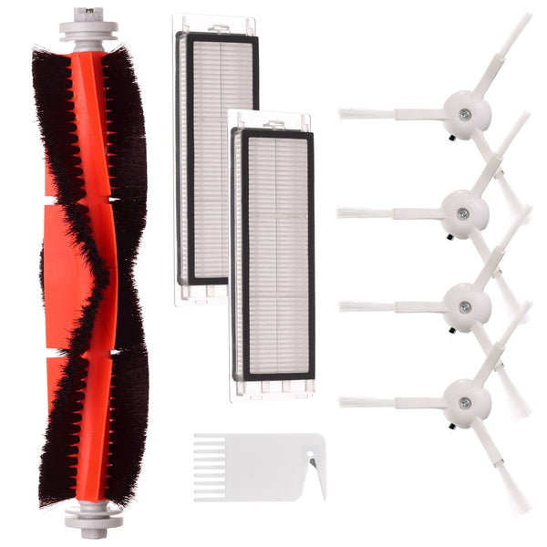 Kit accesorii Xiaomi Roborock pentru s50 s55: Perie tambur + Perie laterala 4 buc + mop de microfibra