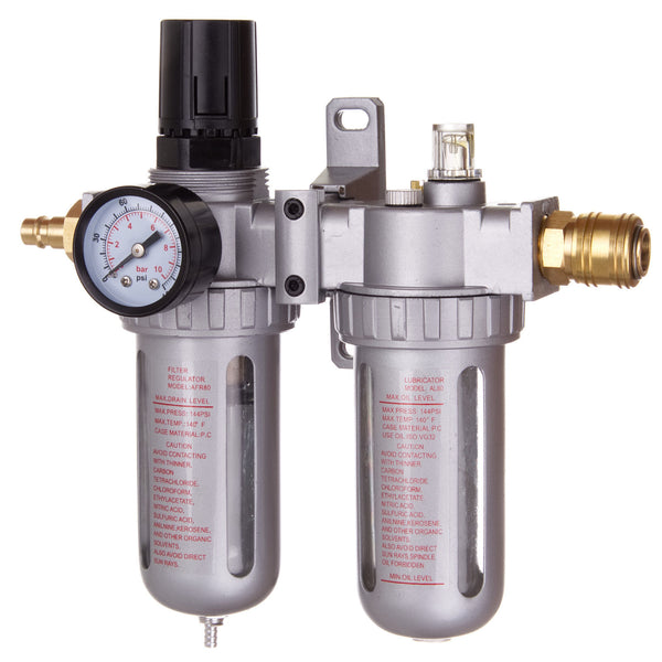 Filtru de aer regulator oiler pentru compresor 1/2 10um conectori rapide