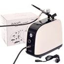 Compresor cu aerograf 0,3mm si furtun HS-386KW alb