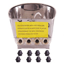 Masina De Tencuit Pistolet pentru Tavane si 8x Metal Duza D011B, rezervor 4 l