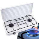 Aragaz 2 ochiuri, alimentare butelie, alb, portabil