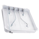 Aragaz 4 ochiuri, alimentare butelie, alb, portabil, cu furtun si reductor