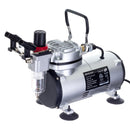 Compresor cu Aerograf si Filtru Regulator Vopsele Furtun AS18-2KP