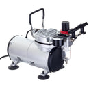 Compresor cu Aerograf si Filtru Regulator Vopsele Furtun AS18-2KP