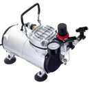 Compresor cu Aerograf si Filtru Regulator Vopsele Furtun AS18-2KP