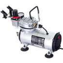 Compresor cu Aerograf si Filtru Regulator Vopsele Furtun AS18-2KP