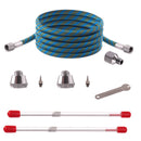 Aerograf Airbrush BD-116K Furtun si Duza 0,2mm 0,3mm 0,5mm Doua Rezervoare 9 ml