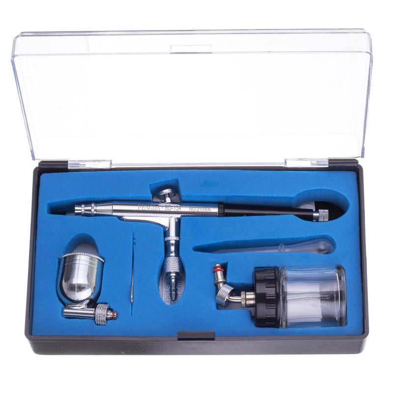 Aerograf Airbrush BD-134 si Duza 0,3mm Doua Rezervoare 7ml si 20 ml