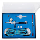 Aerograf cu Dubla Actiune BD-130K Furtun si Duza 0,2mm 0,3mm 0,5mm Doua Rezervoare 7 ml