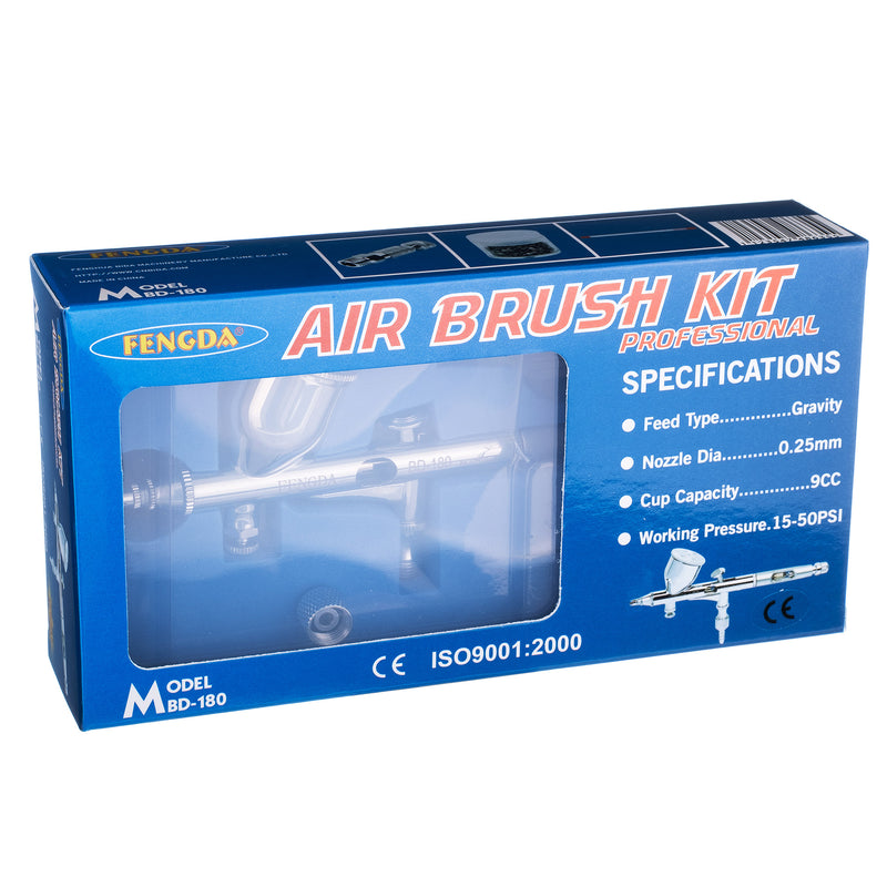 Aerograf cu Dubla Actiune BD-180 Duza 0,3mm rezervor 7 ml