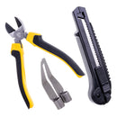 Aparat profesional pentru lipit/sudat plastic, kit pentru repararea fisurilor din plastic, 100W, cu un varf de netezire