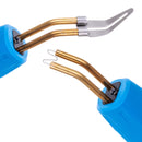 Aparat profesional pentru lipit/sudat plastic, kit pentru repararea fisurilor din plastic, 100W, cu un varf de netezire