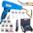 Aparat profesional pentru lipit/sudat plastic, kit pentru repararea fisurilor din plastic, 100W, cu un varf de netezire