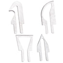 Cutit termic pentru taierea tesaturilor sintetice 80W, Technic DN-F1354, 4x cutite