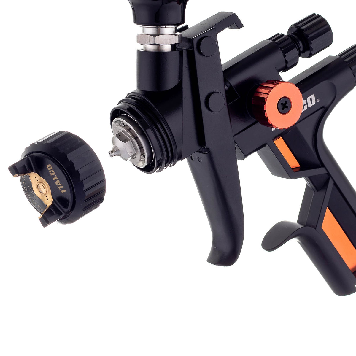 Pistol de vopsit PREMIUM ITALCO GLOSS 2 cu duza de 1.3 sau 1.4 mm HVLP