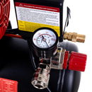 Compresor de aer silentios, AUARITA, 8L, 900W, fara ulei, 8 bar, doua pistoane, debit de aer refulat 100 l/min, debit de aer aspirat 140 l/min