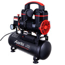 Compresor de aer silentios, AUARITA, 8L, 900W, fara ulei, 8 bar, doua pistoane, debit de aer refulat 100 l/min, debit de aer aspirat 140 l/min