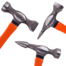 Trusa 3 x ciocane cu 4 x scule tinichigerie indreptare tabla caroserie auto si cutie depozitare inclusa Technic A1226-2