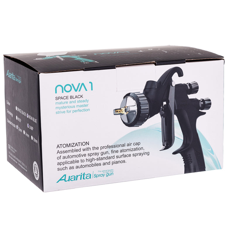 Pistol de vopsit universal AUARITA NOVA 1 cu duza de 1.3 | 1.4 | 1.8 mm HVLP