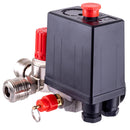 Presostat si Regulator pentru compresoare 1/4 cu conectori rapide 230V 12 Bar PL230-2